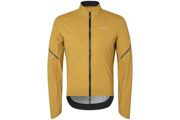 GripGrab PACR Waterdichte Lichte Regenjas Heren - Mustard Yellow GripGrab PACR Waterdichte Lichte Regenjas Heren - Mustard Yellow